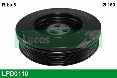 LUCAS ENGINE DRIVE lpd0110 -  Ременный шкив, коленчатый вал